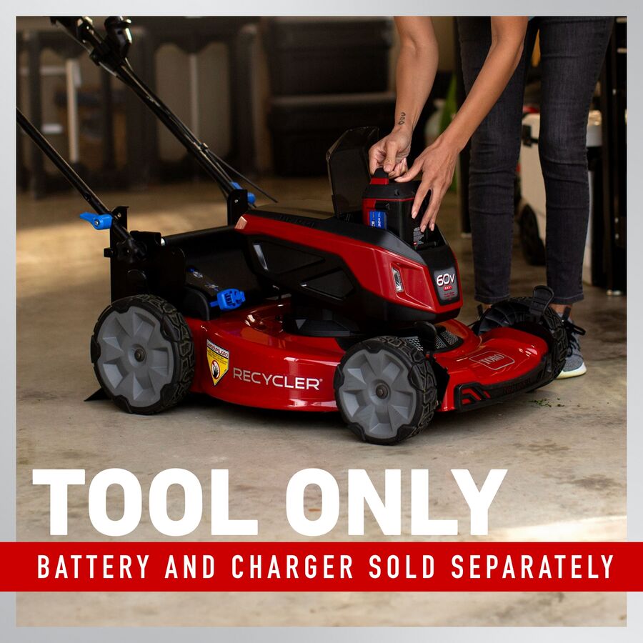Toro Tondeuse Recycler® 60V MAX* 22 po (56 cm) avec système Personal Pace® - Batterie non incluse 21467T