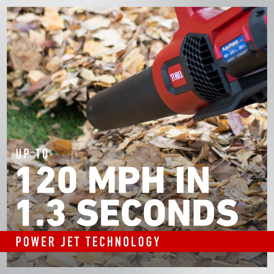 Toro Souffleur à feuilles sans balai 60V MAX* 605 CFM - Batterie 2,5Ah incluse 51820