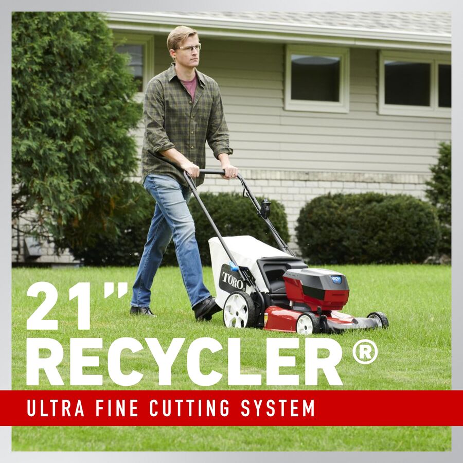Toro Tondeuse autotractée Recycler® 60V Max* 21 po (53 cm) - Batterie non incluse 21356T