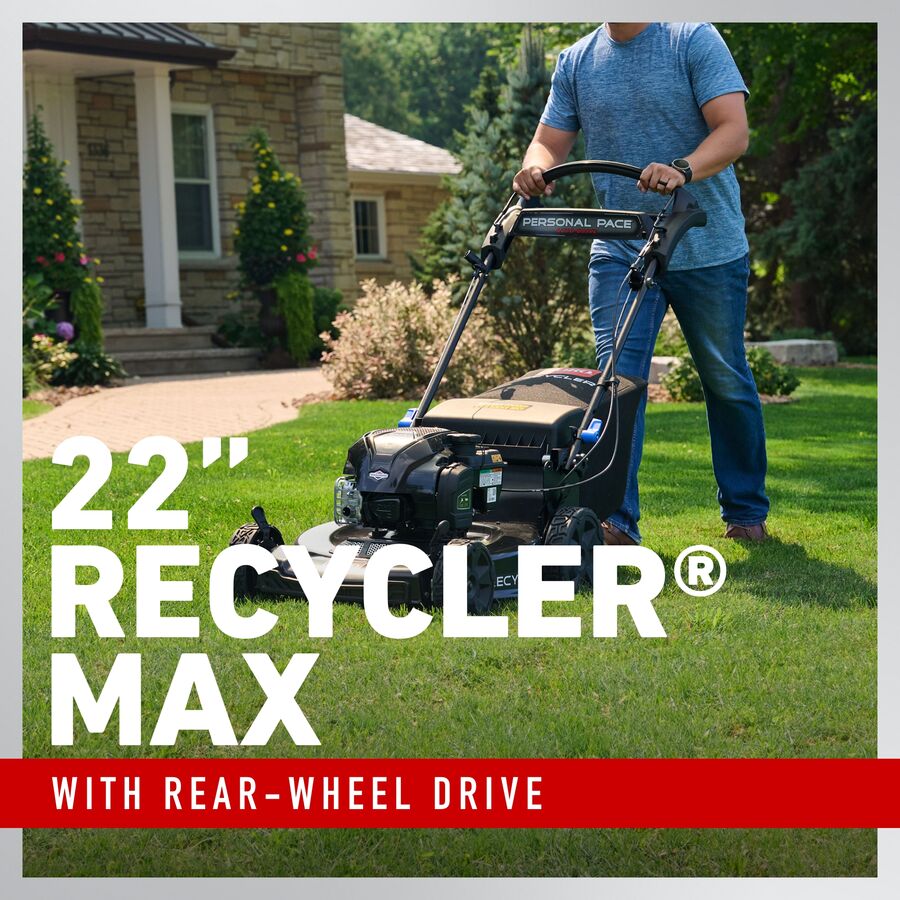 Toro 22 in. (56 cm) Recycler® Max w/ Personal Pace® & SmartStow® Gas Lawn Mower 21485