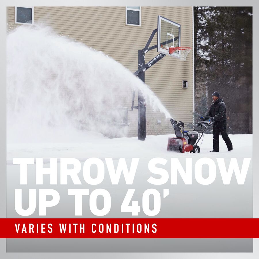 Toro Souffleuse à neige mono-étage 60V MAX* 24 po (61 cm) SnowMaster® - (1) batterie 10,0 Ah & (1) batterie 5,0 Ah incluses 39915