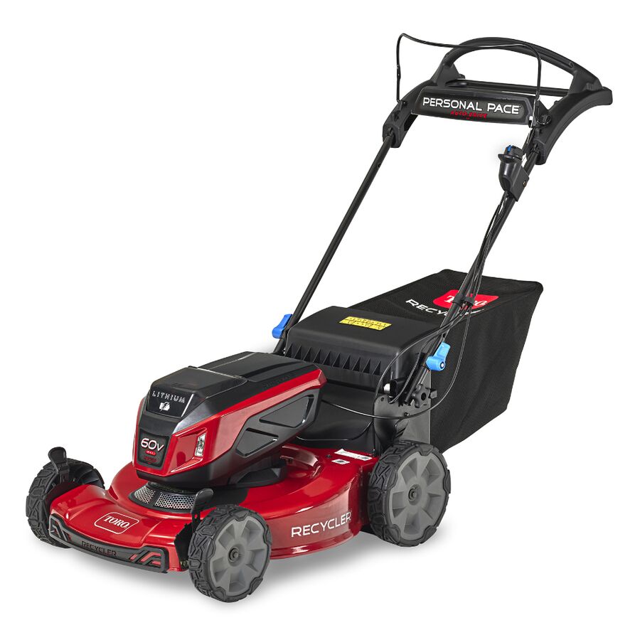 Toro Tondeuse Recycler® 22 po (56 cm) avec système Personal Pace® 60V Max* - Batterie 8,0 Ah incluse 21469