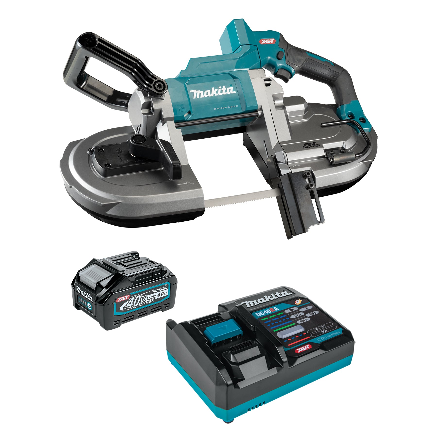 Makita 40Vmax XGT Brushless Portable Band Saw, 4.0Ah x1Kit PB002GM101
