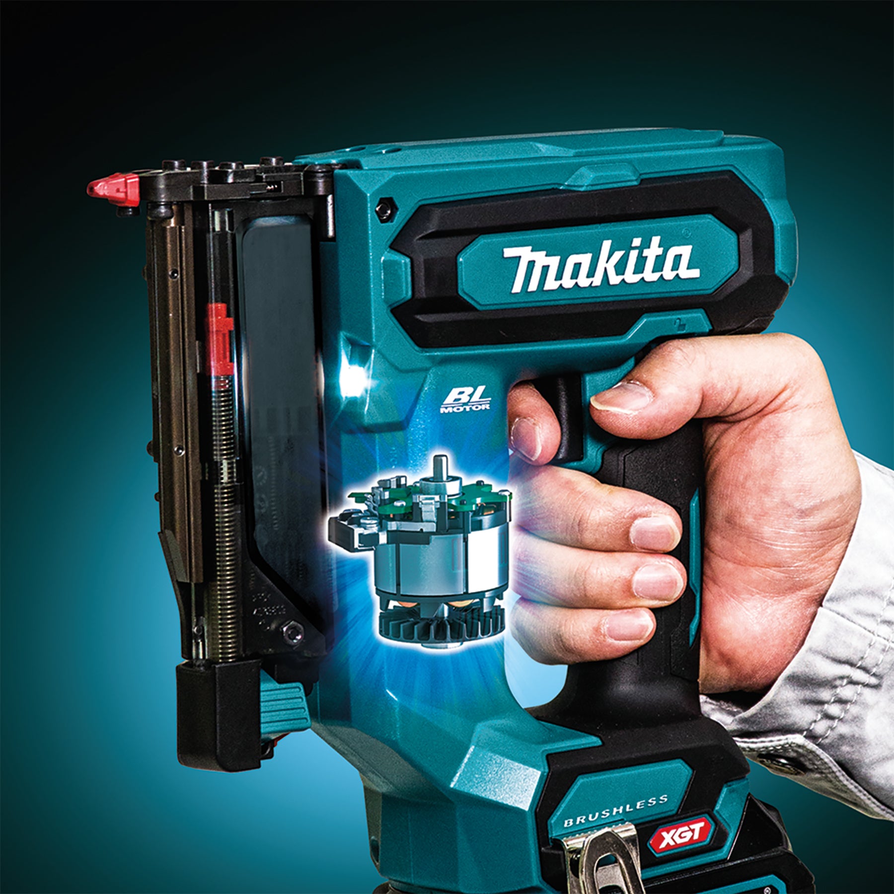Makita 40Vmax XGT Brushless 1-3/8" 23 ga Pin Nailer, Tool Only PT001GZ