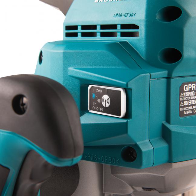 Makita Défonceuse plongeante sans balais 1/2" 40Vmax XGT avec AWS, outil seul RP001GZ01