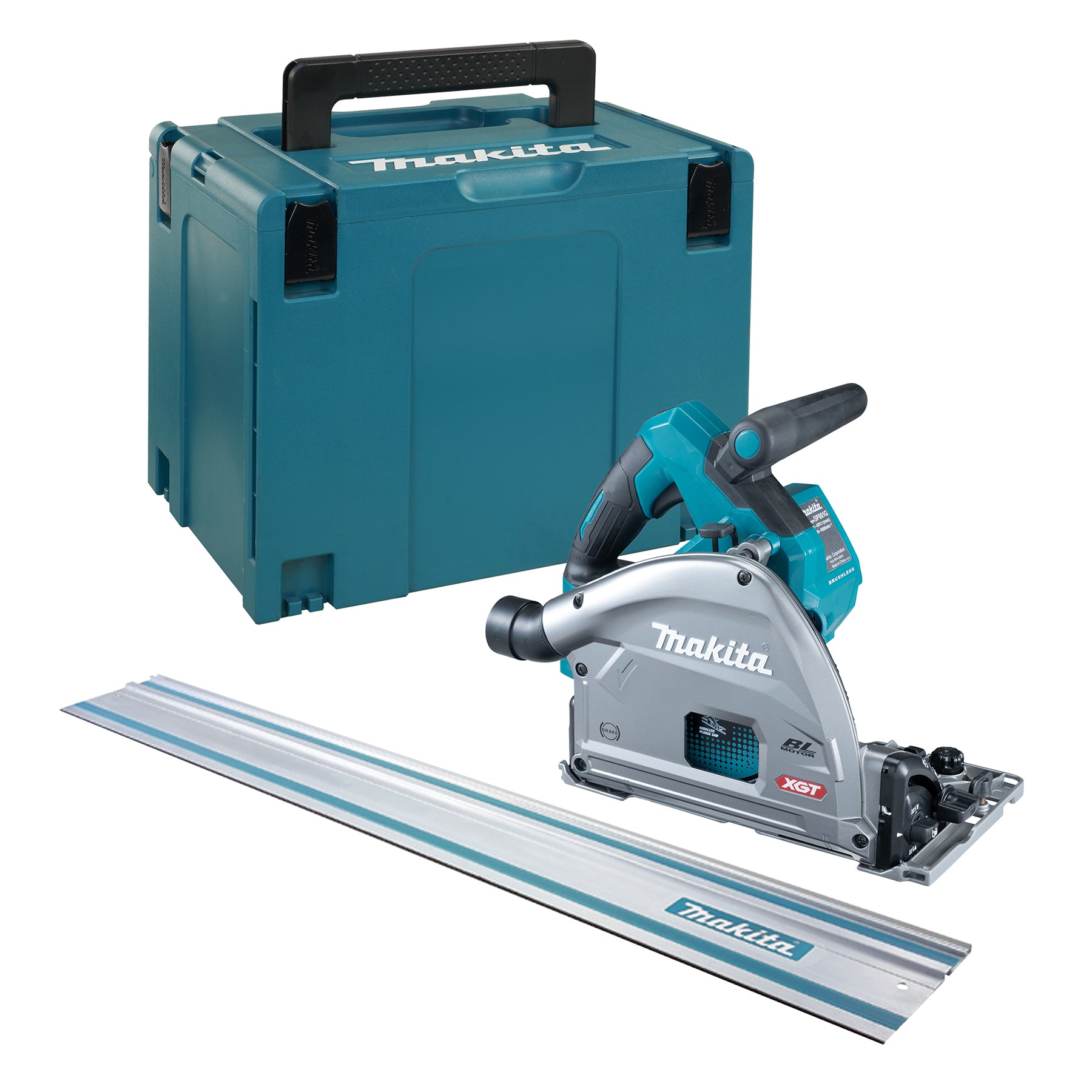 Makita Scie circulaire plongeante sans balais 40Vmax XGT avec AWS, Rail, Machine seule SP001GZ05