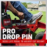 Toro Tondeuse autoportée zéro tour TITAN® MyRIDE® 60 po (152 cm) 76614