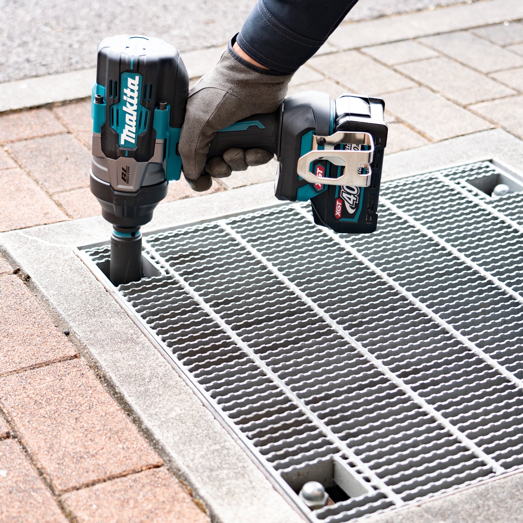 Makita Clé à chocs haute couple sans balais 1/2" 40Vmax XGT, outil seul TW003GZ