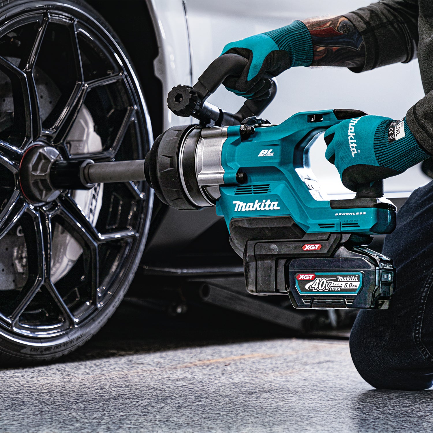 Makita 40Vmax XGT Brushless 1" Long Anvil Impact Wrench, Tool Only TW010GZ