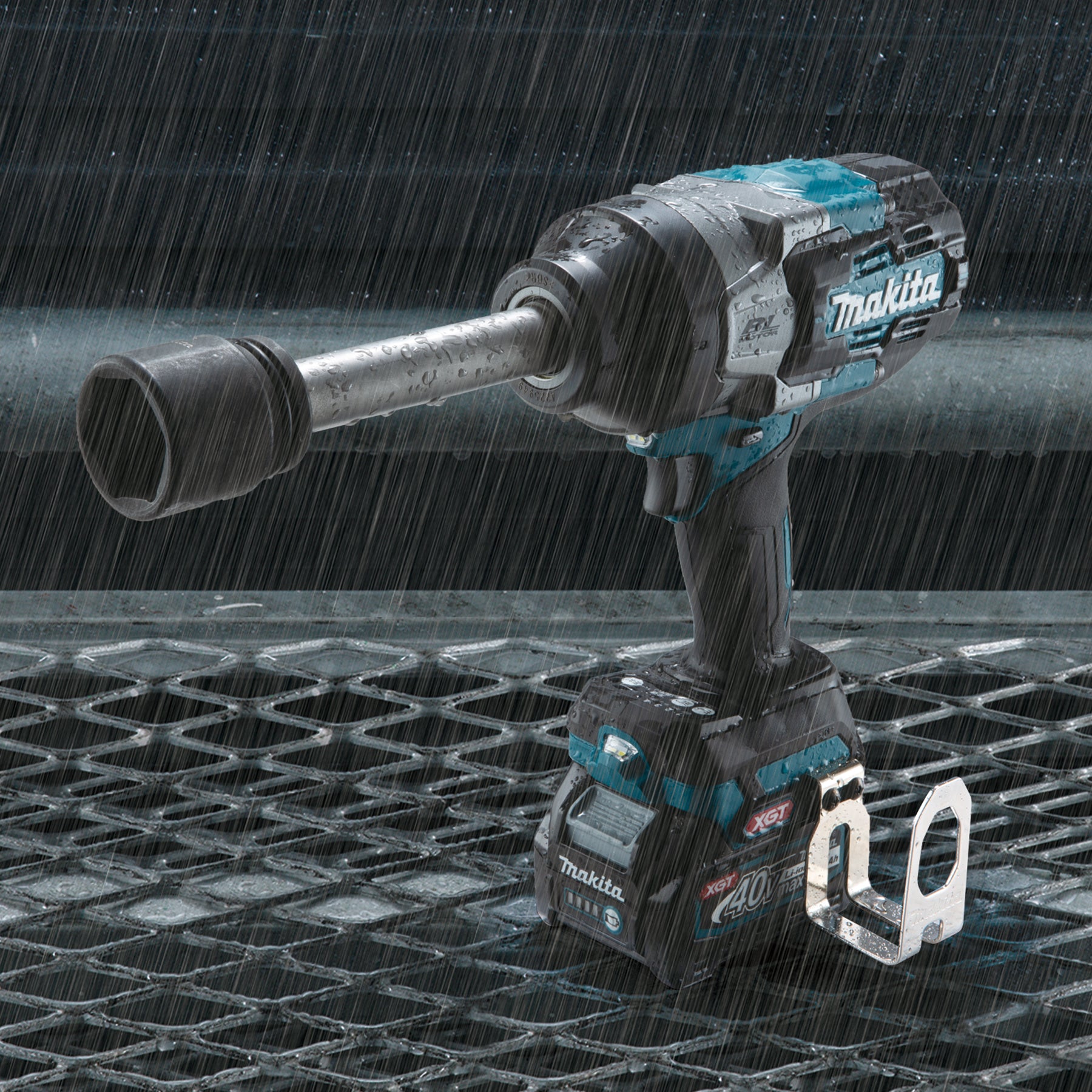 Makita Clé à chocs sans fil 40Vmax XGT Sans balais, enclume longue 3/4" à couple élevé, Machine seule TW011GZ