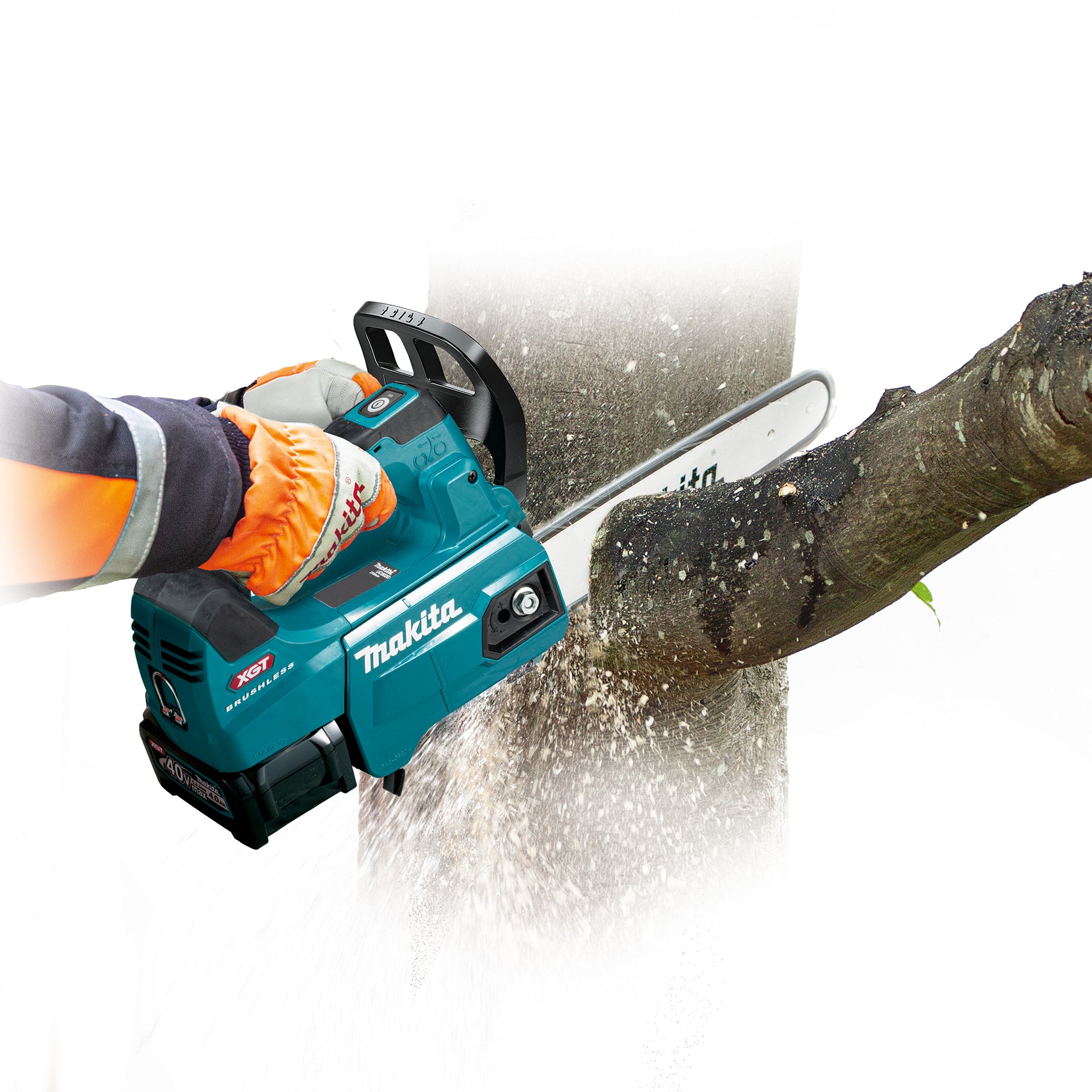 Makita Tronçonneuse sur perche 40Vmax XGT Brushless 12" (30 cm), Kit avec 1 batterie 4,0Ah UC003GM101