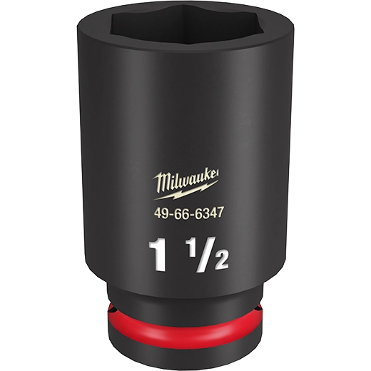Milwaukee Douille à 6 points profonde 1-1/16\" 3/4\" SHOCKWAVE Impact Duty™ 49-66-6302