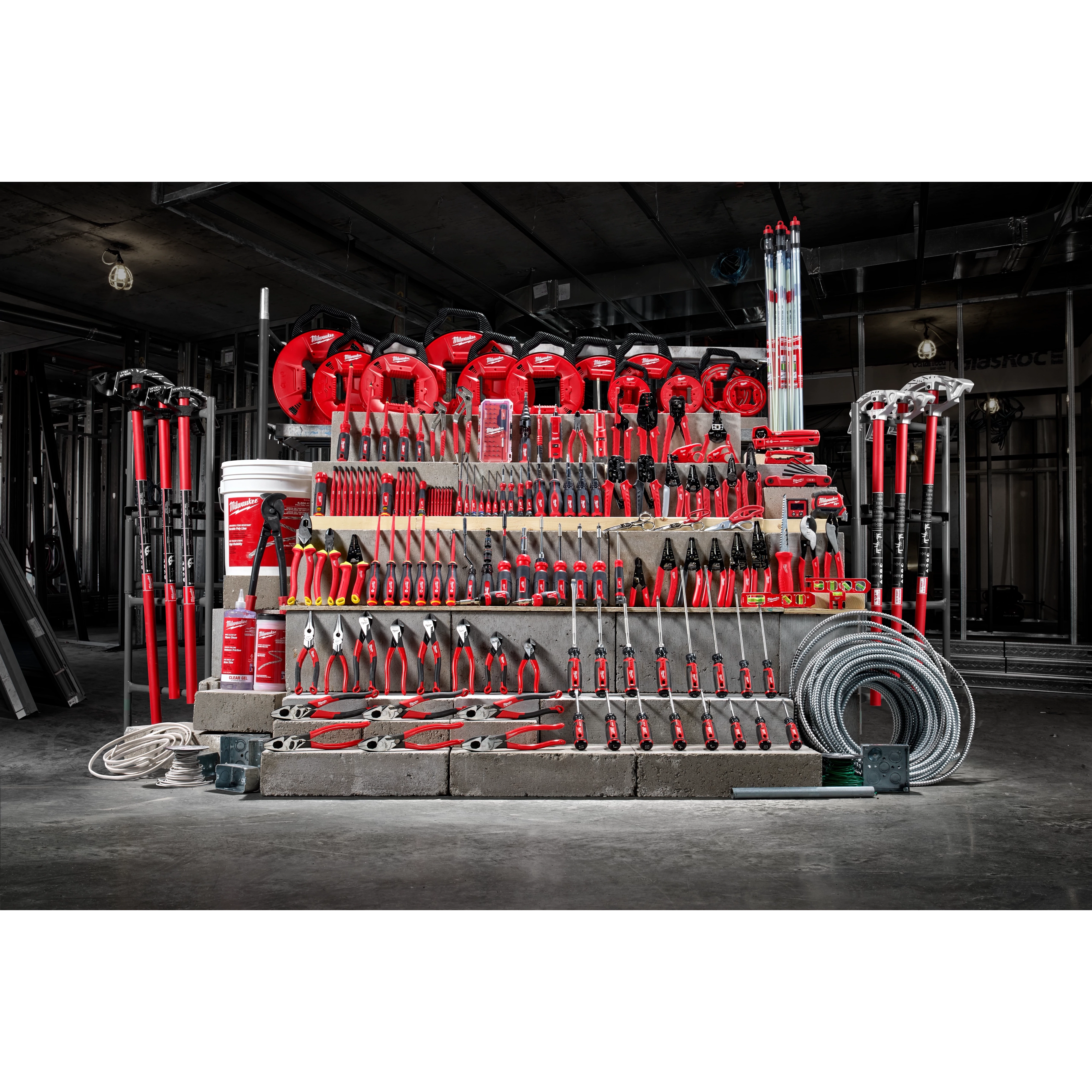Milwaukee Ensemble de clés hexagonales pliables 11-Key pour électricien - SAE 48-22-2180