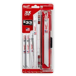 Milwaukee Ensemble de lames SAWZALL® standard métal et bois - 10 pièces 49-22-1110