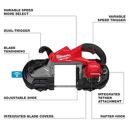 Milwaukee Scie à ruban M18 FUEL™ Deep Cut à double déclencheur avec ONE-KEY™ 2929S-20