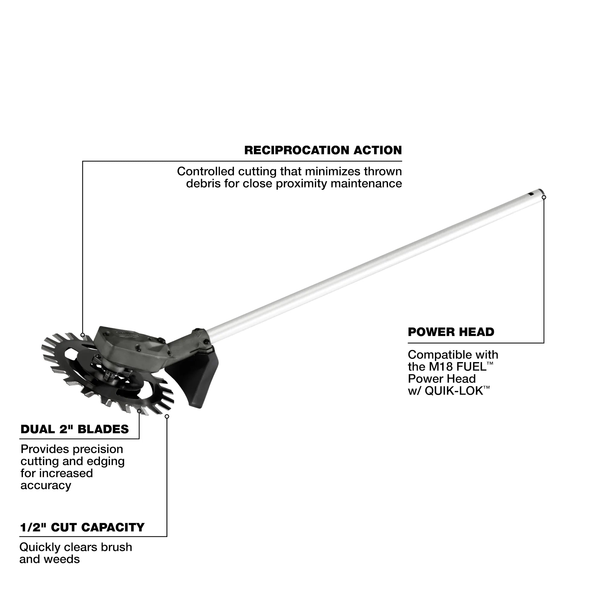 Milwaukee Accessoire de découpe réciproque M18 FUEL™ QUIK-LOK™ 49-16-2794