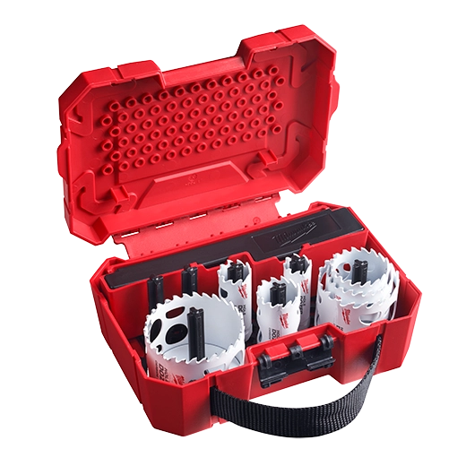 Milwaukee Kit de 12 pièces HOLE DOZER™ avec dents en carbure – scies à trous pour plombier 49-22-3091