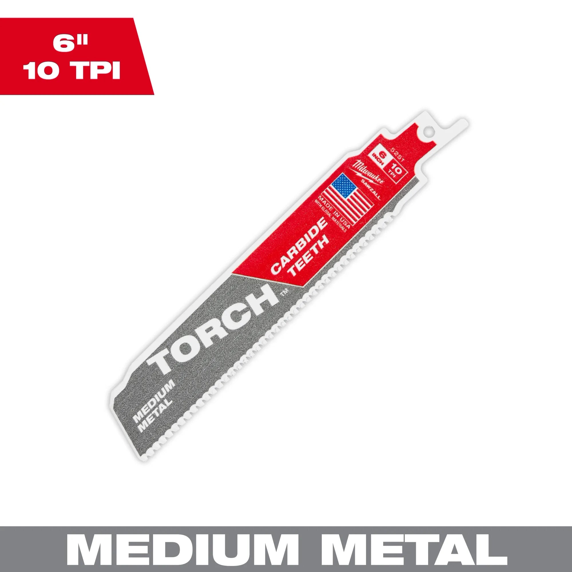 Milwaukee CARBIDE™ Dents pour métal moyen 48-00-5552