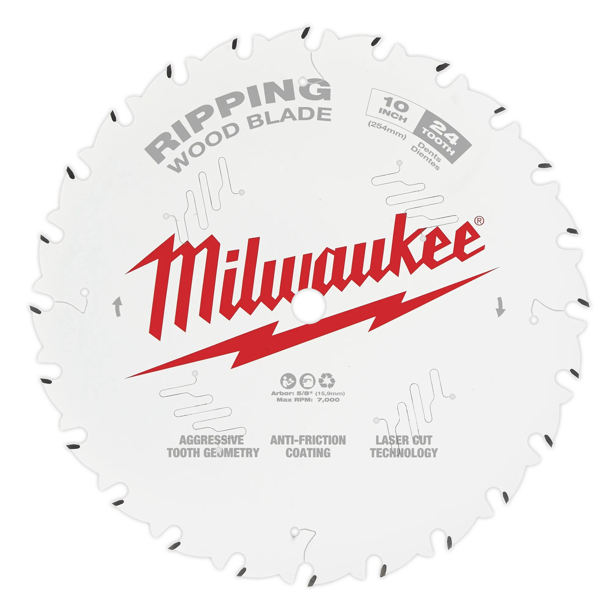 Milwaukee Lames de scie circulaire à dégrossir 48-40-1020