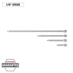 Milwaukee Kit de rallonges à pivot 4 pièces 1/4" 48-22-9350