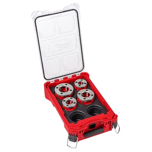 Milwaukee Kit de tête de filière portable en aluminium forgé Milwaukee Compact 1/2"-1-1/4" ALLOY NPT 48-36-1063
