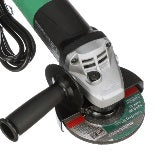 Metabo Meuleuse angulaire à glissière 4-1/2 pouce 6,2 A avec kit de 5 disques abrasifs | Metabo HPT G12SR4 G12SR4