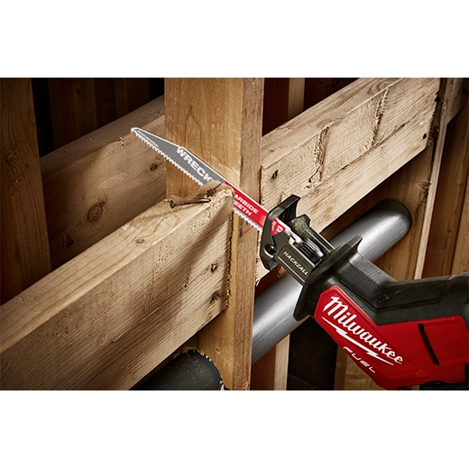 Milwaukee THE WRECKER™ avec lames SAWZALL® à dents en carbure 48-00-5542