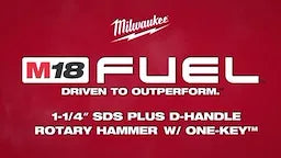 Milwaukee Marteau perforateur rotatif M18 FUEL™ 1-1/4" SDS Plus à poignée D avec ONE-KEY™ 2916-20