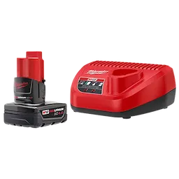 Milwaukee Kit de démarrage M12™ REDLITHIUM™ XC4.0 48-59-2440