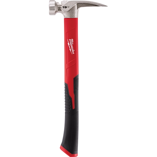 Milwaukee Marteau à manche poly/fibre de verre 19 oz à face lisse 48-22-9316