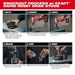 Milwaukee M18™ FORCE LOGIC™ Outil Knockout 6T 1/2" - 4" 2677-04