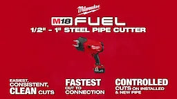 Milwaukee Coupe‑tube en acier M18 FUEL™ ½"‑1" 3469-20