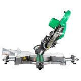 Metabo Scie à onglet à double biseau coulissante 10 po avec pointeur laser | Metabo HPT C10FSHS C10FSHS