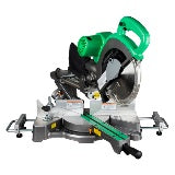 Metabo HPT 10 Inch Sliding Dual Compound Miter Saw with Laser Marker C10FSHS
