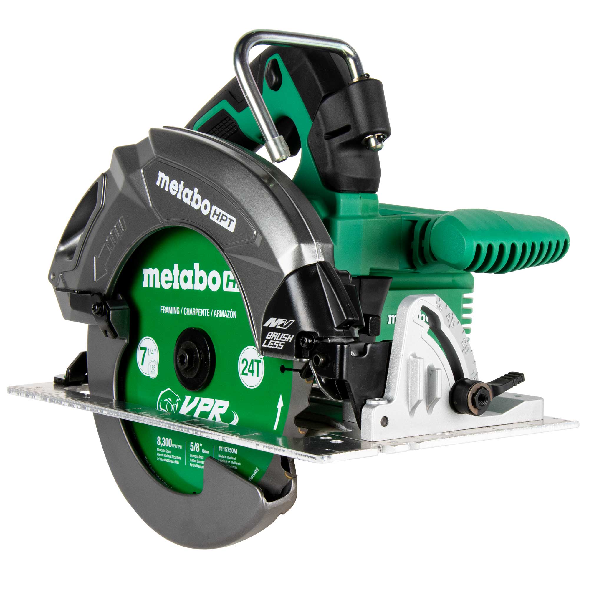 Metabo HPT Scie circulaire 7-1/4" 36 V MultiVolt™ avec technologie Torque Boost | Metabo HPT C3607DB C3607DB