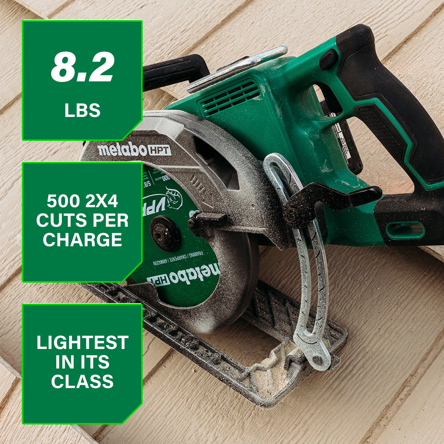 Metabo Scie circulaire à poignée arrière 7-1/4 po MultiVolt 36 V | Metabo HPT C3607DWA C3607DWA