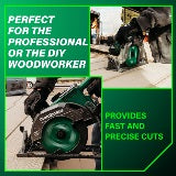 Metabo HPT Scie Circulaire à Poignée Arrière 7‑1/4 po" 36V MultiVolt (Corps d'Outil Seulement) | Metabo HPT C3607DWAQ4 C3607DWAQ4