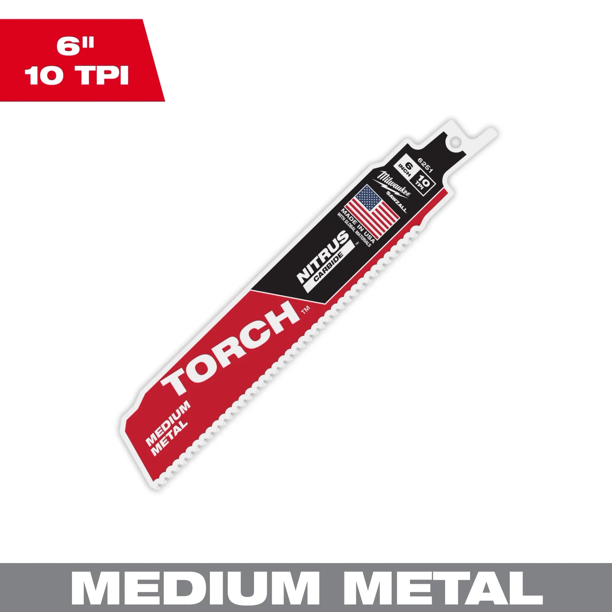 Milwaukee Dents Nitrus CARBIDE™ pour métal moyen 48-00-6553