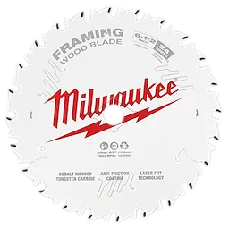 Milwaukee Lame à ossature 6-1/2" 24 dents (2 pièces) 48-40-0626