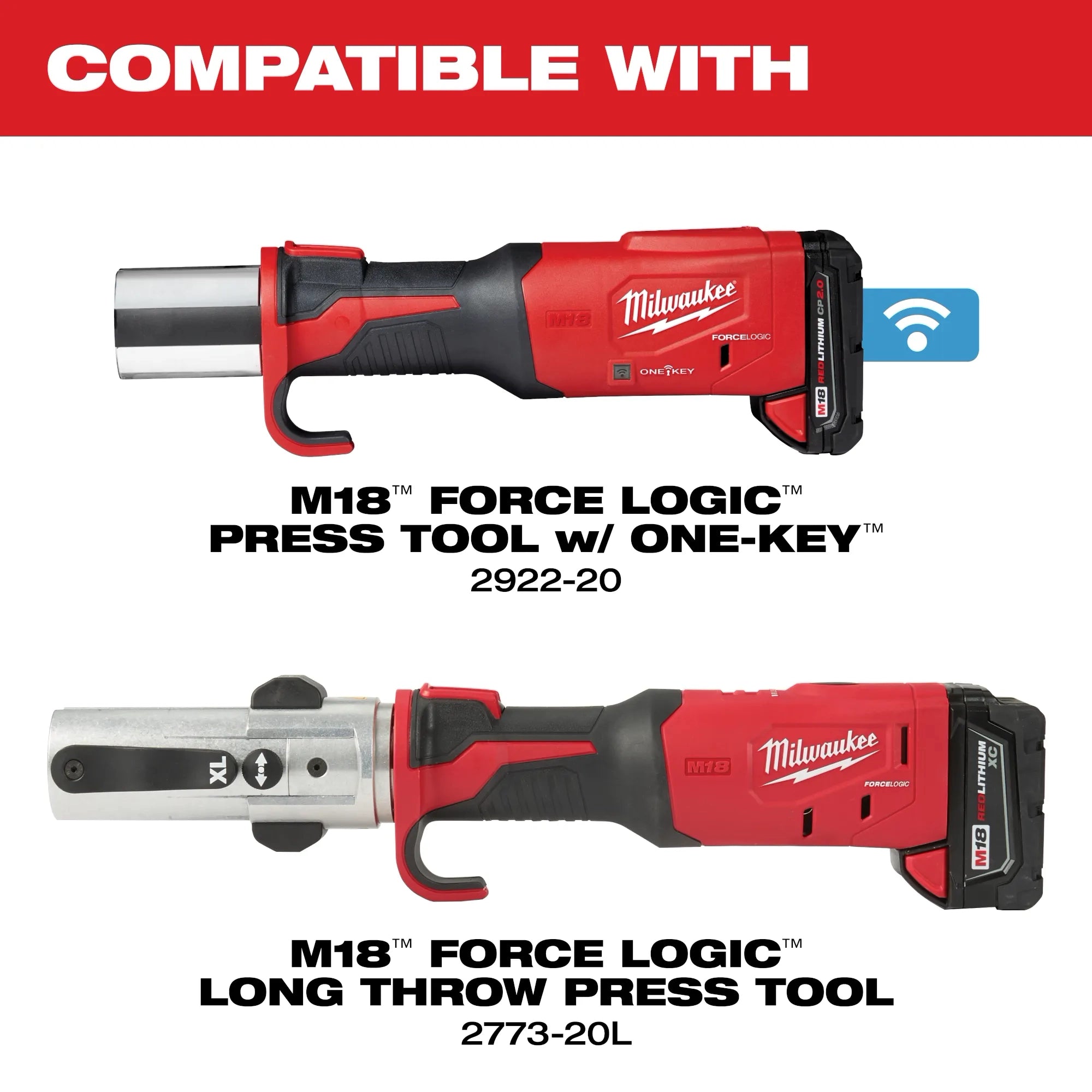 Milwaukee ZoomLock® MAX Press Jaw for M18™ FORCE LOGIC™ Press Tools 49-16-2652Z