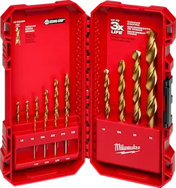 Milwaukee Ensemble de forets en titane THUNDERBOLT® – 14 pièces 48-89-0011
