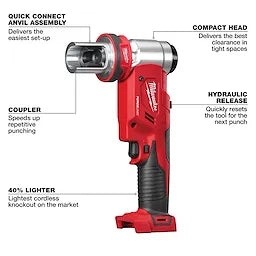 Milwaukee M18™ FORCE LOGIC™ Outil de perçage 6 t 1/2" - 2" 2677-02