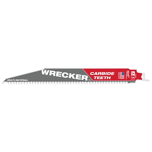 Milwaukee THE WRECKER™ avec lames SAWZALL® à dents en carbure 48-00-5242