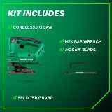 Metabo HPT Scie sauteuse sans fil 18 V (corps d'outil uniquement) | Metabo HPT CJ18DAQ4 CJ18DAQ4