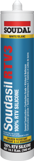 Soudal Soudasil RTV3 – Silicone RTV 100 % noir 300 ml – 143743