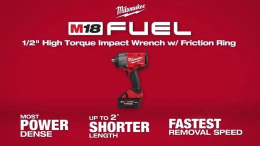 Milwaukee M18 FUEL™ clé à chocs 1/2" à couple élevé avec kit de goupille de verrouillage 2966-22