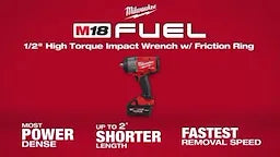 Milwaukee M18 FUEL™ 1/2" High Torque Impact Wrench w/ Friction Ring 2967-20