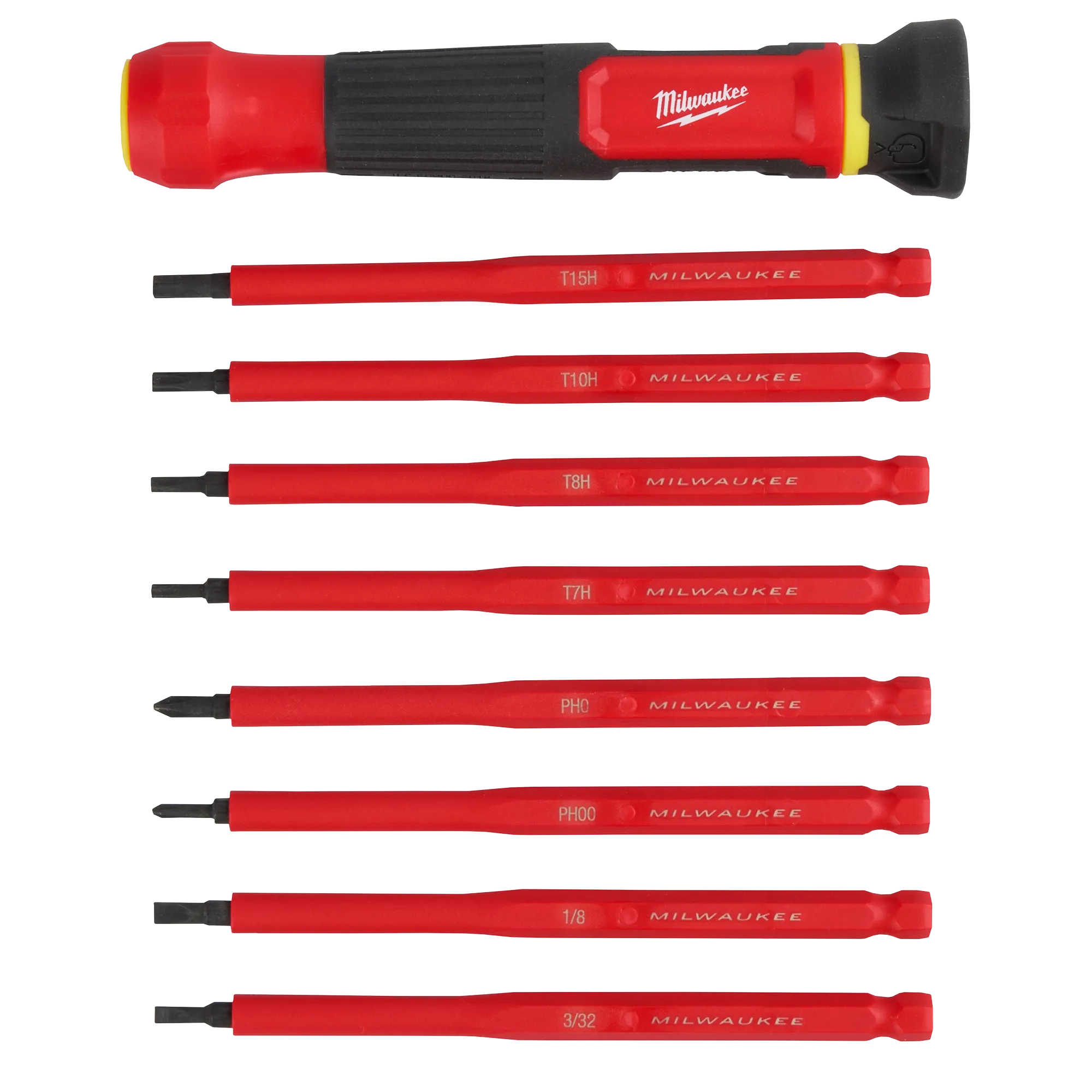 Milwaukee Tournevis multi-embouts de précision isolé 8-en-1 1000 V 48-22-2217