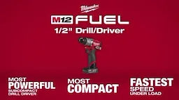Milwaukee M12 FUEL™ Perceuse/Visseuse 1/2" 3403-20