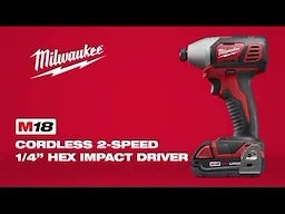 Milwaukee M18™ perceuse à chocs hexagonale 1/4" 2 vitesses 2657-20